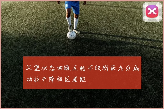 汉堡状态回暖五轮不败斩获九分成功拉开降级区差距